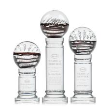 Serenity Clear on Colverstone Base Spheres Glass Award - Glass Awards