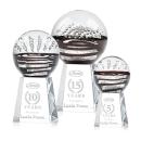 Serenity Clear on Celestina Base Spheres Glass Award