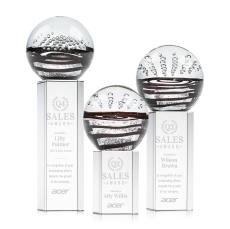 Serenity Clear on Dakota Base Spheres Glass Award - Modern Awards