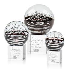 Serenity Clear on Granby Base Spheres Glass Award - Art Glass Awards