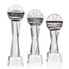 Serenity Clear on Grafton Base Spheres Glass Award - Glass Awards