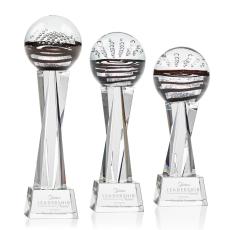 Serenity Clear on Grafton Base Spheres Glass Award - Glass Awards