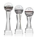 Serenity Clear on Grafton Base Spheres Glass Award