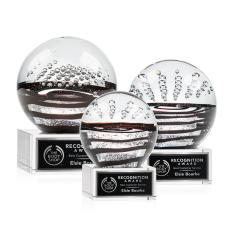 Serenity Clear on Hancock Base Spheres Glass Award - Glass Awards