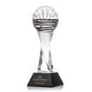 Serenity Black on Langport Base Spheres Glass Award
