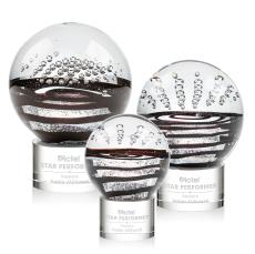 Serenity Clear on Marvel Base Spheres Glass Award - Modern Awards