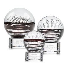 Serenity Clear on Paragon Base Spheres Glass Award - Glass Awards