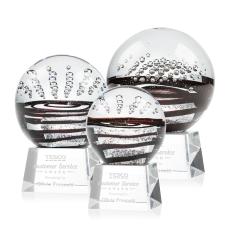 Serenity Clear on Robson Base Spheres Glass Award - Glass Awards