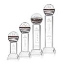 Serenity Clear on Stowe Base Spheres Glass Award
