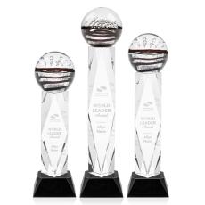 Serenity Black on Toscana Base Spheres Glass Award - Newest Additions