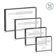 Verona Paperweight - Black - Years of Service Awards 