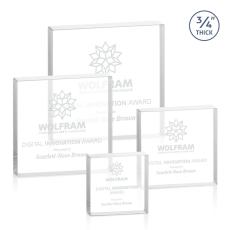 Upton Square Clear Crystal Award - Corporate Recognition Gifts