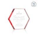 Gilford Hexagon Red Crystal Award