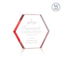 Gilford Hexagon Red Crystal Award