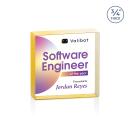 Upton Square Full Color Gold Crystal Award