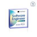 Upton Square Full Color Blue Crystal Award