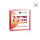 Upton Square Full Color Red Crystal Award