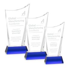 Burnett Blue on Newhaven Base Peak Crystal Award - Newest Additions