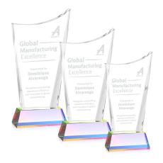 Burnett Prismatic on Newhaven Base Peak Crystal Award - Sales Awards
