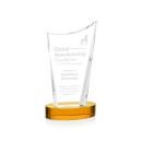 Burnett Amber on Alberton Base Peak Crystal Award