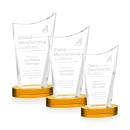 Burnett Amber on Alberton Base Peak Crystal Award