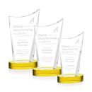 Burnett Gold on Alberton Base Peak Crystal Award