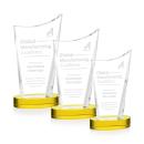 Burnett Gold on Alberton Base Peak Crystal Award