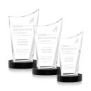 Burnett Black on Alberton Base Peak Crystal Award