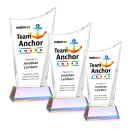 Burnett Full Color Prismatic on Newhaven Base Peak Crystal Award