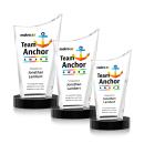 Burnett Full Color Black on Alberton Base Peak Crystal Award