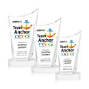 Burnett Full Color White on Alberton Base Peak Crystal Award