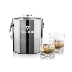 Catania Ice Bucket & Bastia On-the-Rocks Set - Corporate Awards