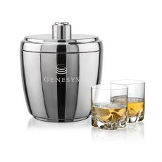 Pescara Ice Bucket & Hillcrest On-the-Rocks Set - Newest Additions