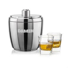 Pescara Ice Bucket & Sterling On-the-Rocks Set - Newest Additions