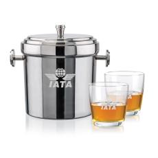 Milano Ice Bucket & Carberry On-the-Rocks Set - Corporate Awards