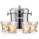 Milano Ice Bucket & Seneca On-the-Rocks Set