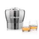 Genoa Ice Bucket & Valemount On-the-Rocks Set