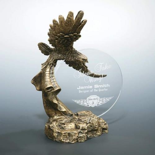 Corporate Awards - Sunset Landing Animals Acrylic Award