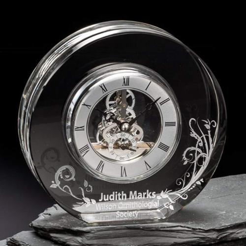 Corporate Awards - New York Clock Circle Crystal Award