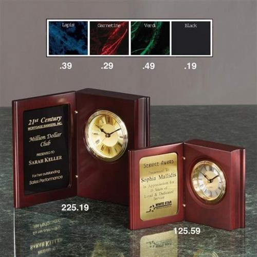 Corporate Gifts, Recognition Gifts and Desk Accessories - Clocks - Book Clock (L)