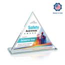 Dresden Full Color Pyramid Crystal Award