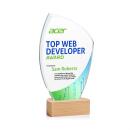 Clarence Full Color Peak Crystal Award