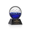 Tranquility Black on Sheffield Base Spheres Glass Award