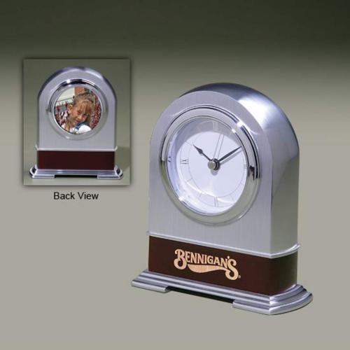 Corporate Gifts, Recognition Gifts and Desk Accessories - Clocks - Metal Arch Clock