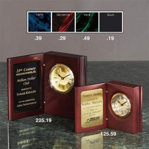 Corporate Gifts, Recognition Gifts and Desk Accessories - Clocks - Book Clock (S)