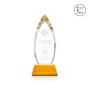 Fortier Amber on Entwhistle Base Arch & Crescent Crystal Award