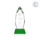 Fortier Green on Entwhistle Base Arch & Crescent Crystal Award