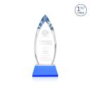 Fortier Sky Blue on Entwhistle Base Arch & Crescent Crystal Award