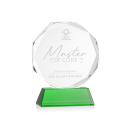 Acadian Green on Newhaven Base Crystal Award