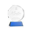 Acadian Blue on Newhaven Base Crystal Award